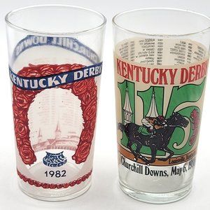 Kentucky Derby 115 1989 Commemorative Juice Drink Glass Cup